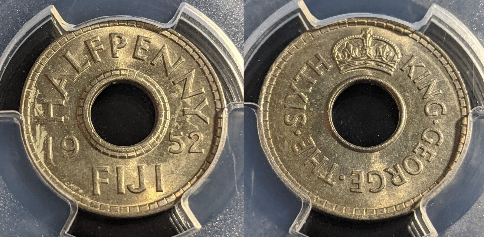 Fiji 1952 Half Penny 1/2d KM16 PCGS MS63 CHOICE UNC #2702