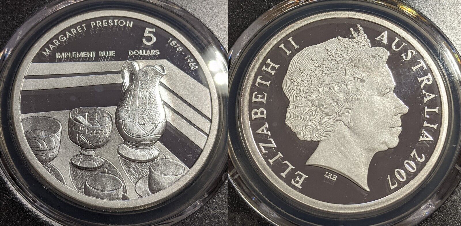 2007 Proof Silver Five Dollar $5 Margaret Preston PCGS PR68DCAM FDC UNC #2723