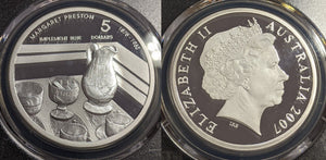 2007 Proof Silver Five Dollar $5 Margaret Preston PCGS PR68DCAM FDC UNC #2723