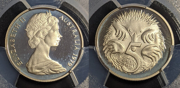 1979 Proof Five Cent 5c Australia PCGS PR68DCAM FDC UNC #2738