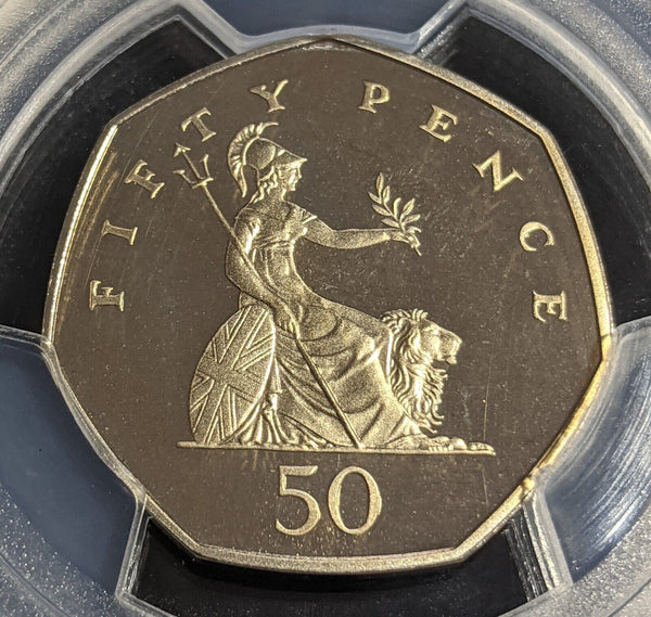 Great Britain 2004 Proof 50p Fifty Pence S-H8 PCGS PR69DCAM FDC UNC #2744