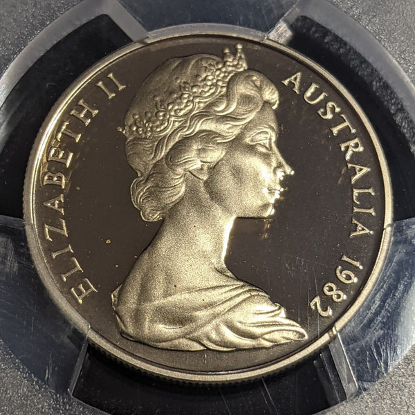1982 Proof Ten Cent 10c Australia PCGS PR69DCAM FDC UNC #2749