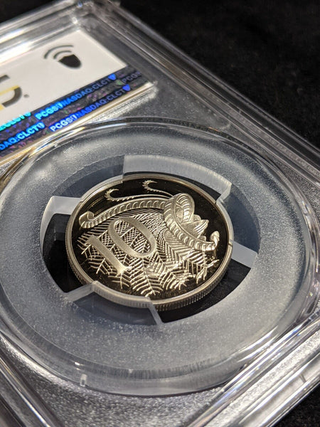 1982 Proof Ten Cent 10c Australia PCGS PR69DCAM FDC UNC #2749