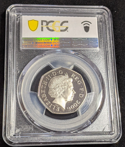 Great Britain 2006 Proof Fifty Pence S-H16 VC-Heroism PCGS PR69DCAM FDC UNC#2751