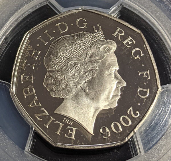 Great Britain 2006 Proof Fifty Pence S-H16 VC-Heroism PCGS PR69DCAM FDC UNC#2751