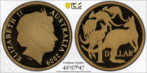 2009 Proof One Dollar $1 Australia PCGS PR69DCAM FDC UNC #2754