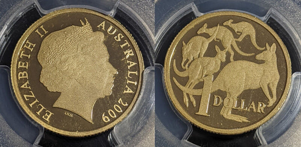 2009 Proof One Dollar $1 Australia PCGS PR69DCAM FDC UNC #2754