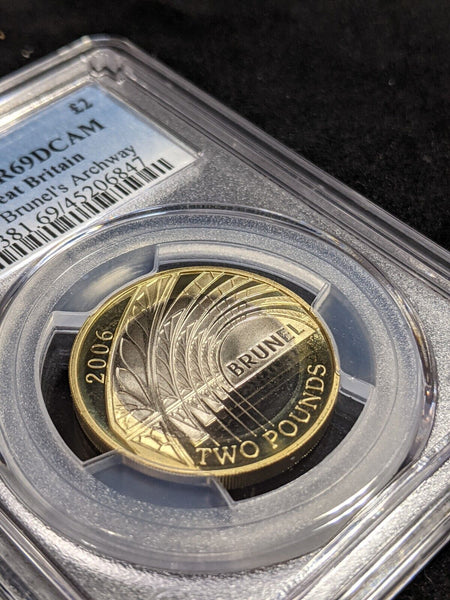 Great Britain 2006 Proof 2 Pounds £2 S-K21 Brunel's Archhway PCGS PR69DCAM #2763
