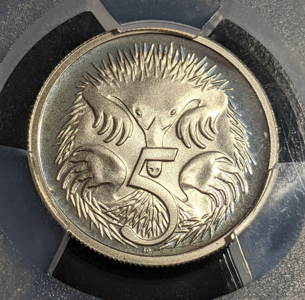 1987 Proof Five Cent 5c Australia PCGS PR68DCAM FDC UNC #2764