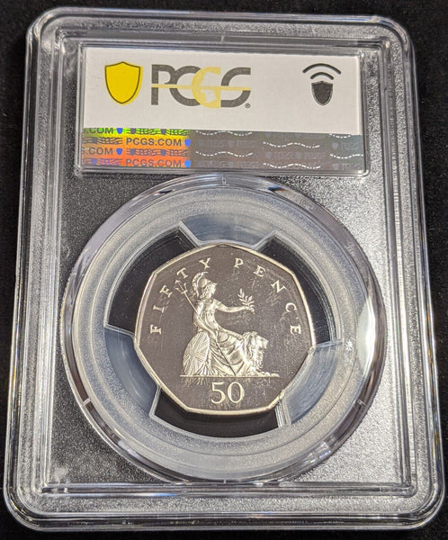 2007 Proof Fifty Pence 50p S-H8 PCGS PR69DCAM FDC UNC #2786