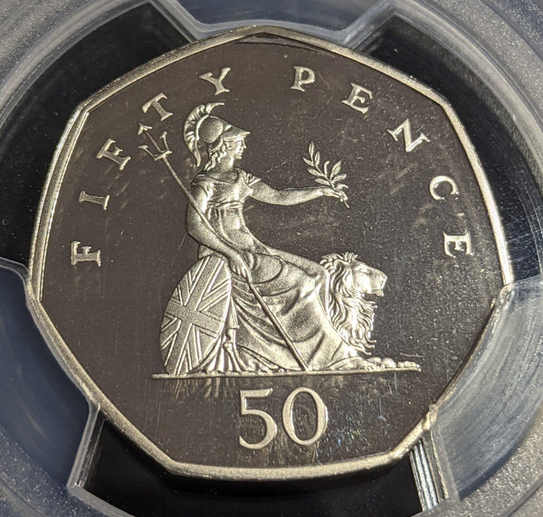 2007 Proof Fifty Pence 50p S-H8 PCGS PR69DCAM FDC UNC #2786