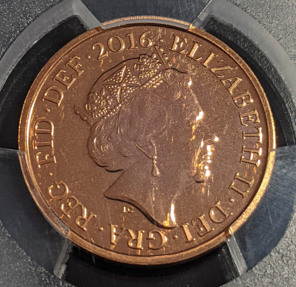 Great Britain 2016 One Pence 1p S-B7 PCGS MS67 FDC GEM UNC #2785