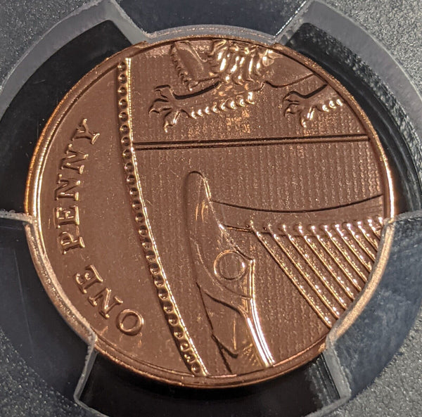 Great Britain 2016 One Pence 1p S-B7 PCGS MS67 FDC GEM UNC #2785