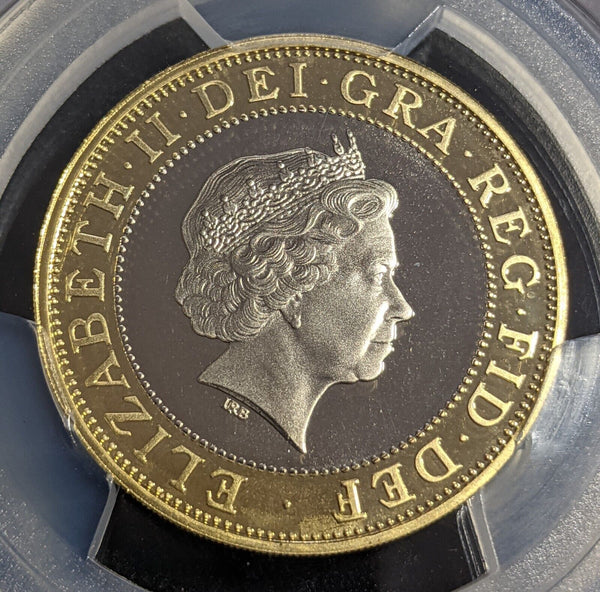Great Britain 2007 Proof Pound £2 Iron Age S-K9 PCGS PR69DCAM FDC UNC #2794