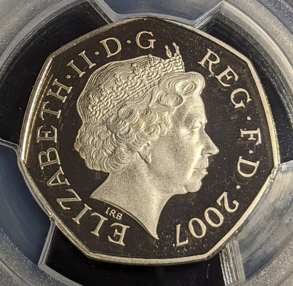 Great Britain 2007 Proof Fifty Pence 50p Scouting Ann. S-H17 PCGS PR69DCAM #2801