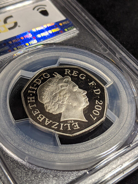 Great Britain 2007 Proof Fifty Pence 50p Scouting Ann. S-H17 PCGS PR69DCAM #2801