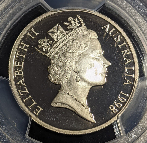1998 Proof Twenty Cent 20c Australia PCGS PR69DCAM FDC UNC #2802