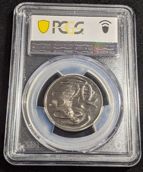 1996 Twenty Cent 20c Australia PCGS MS66 GEM UNC #2806