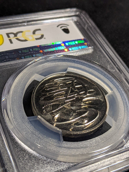 1996 Twenty Cent 20c Australia PCGS MS66 GEM UNC #2806