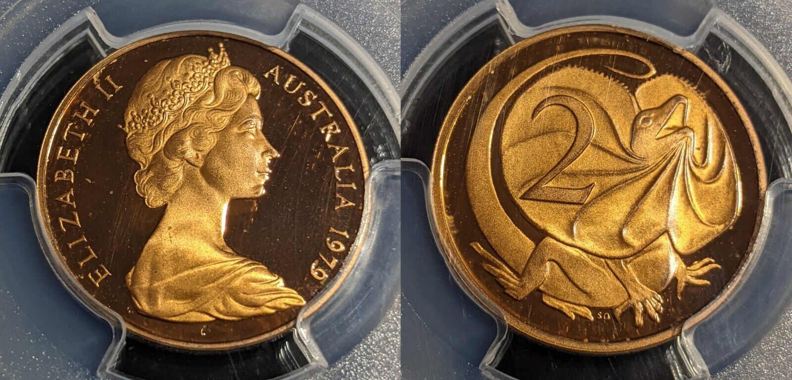 1979 Proof Two Cent 2c Australia PCGS PR68DCAM FDC UNC #2810