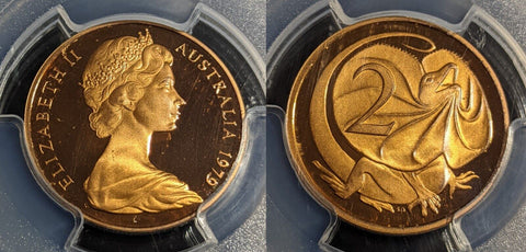 1979 Proof Two Cent 2c Australia PCGS PR68DCAM FDC UNC #2810