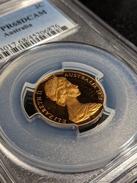 1979 Proof Two Cent 2c Australia PCGS PR68DCAM FDC UNC #2810