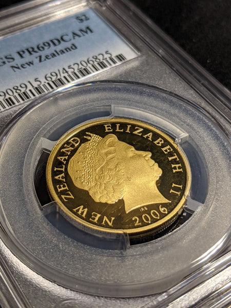 New Zealand 2006 Proof Two Dollar $2 KM# 121 PCGS PR69DCAM FDC UNC POP 1/0 #2811