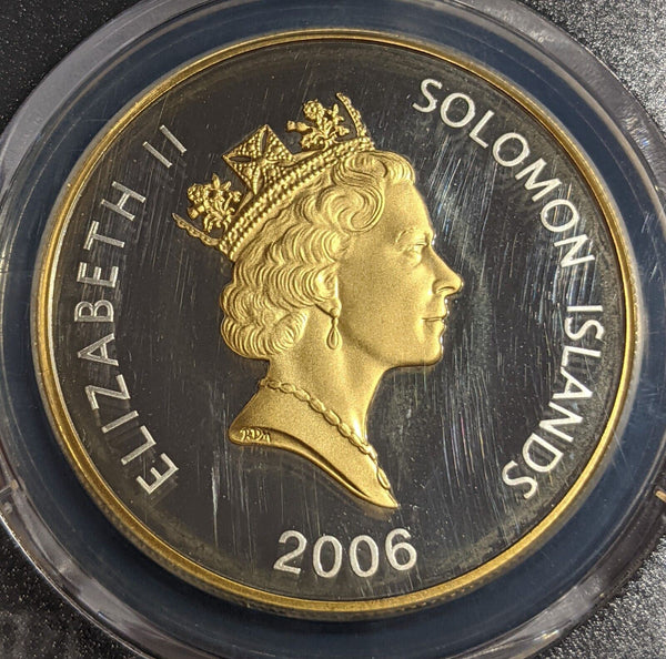 Solomon Is. 2006 Proof $25 Royal Wedding Gilt KM# 87 PCGS PR68DCAM FDC UNC #2816