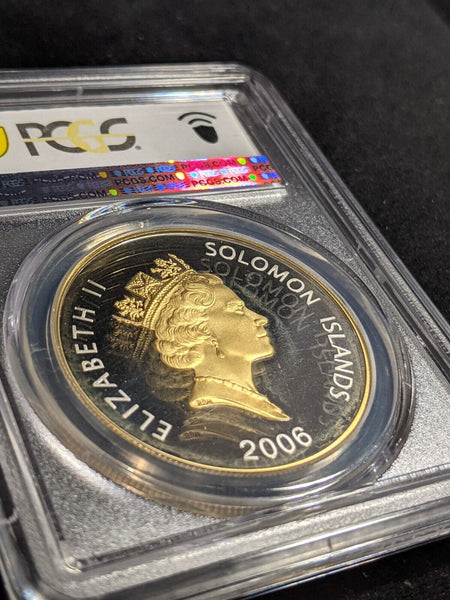 Solomon Is. 2006 Proof $25 Royal Wedding Gilt KM# 87 PCGS PR68DCAM FDC UNC #2816