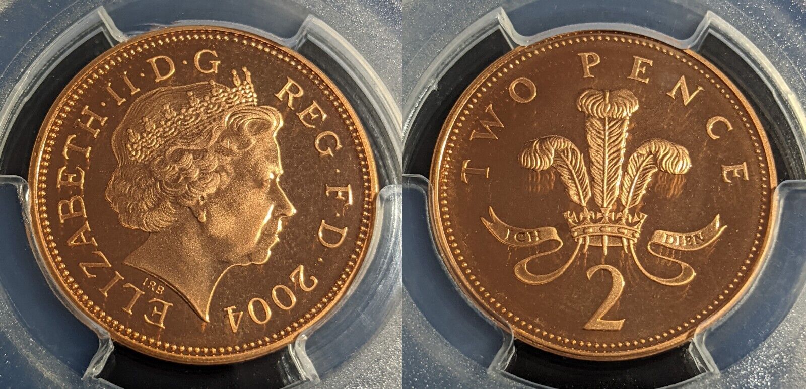 Great Britain 2004 Proof Two Pence 2p S-C5 PCGS PR68DCAM FDC UNC #2815