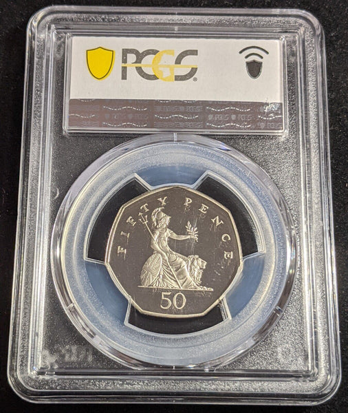 Great Britain 2007 Proof Fifty Pence 50p S-H8 PCGS PR69DCAM FDC UNC #2817