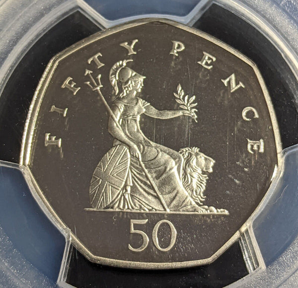 Great Britain 2007 Proof Fifty Pence 50p S-H8 PCGS PR69DCAM FDC UNC #2817