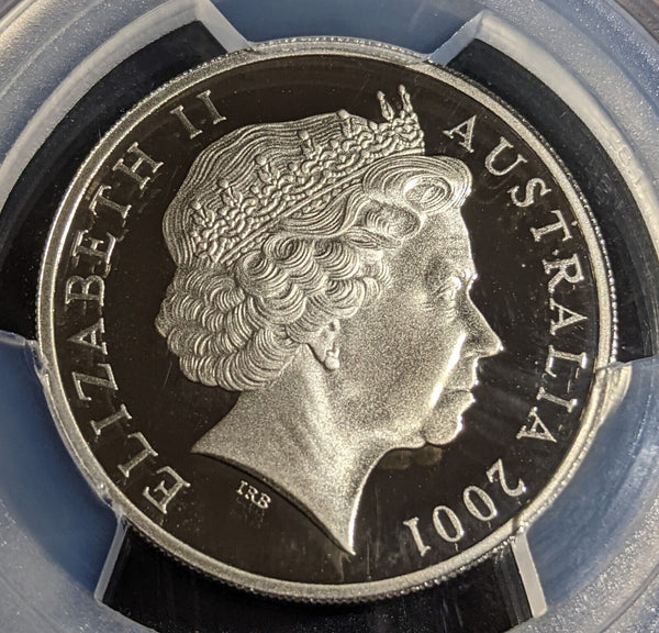 2001 Proof Twenty Cent 20c Victoria Australia PCGS PR69DCAM FDC UNC #2822