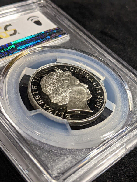 2001 Proof Twenty Cent 20c Victoria Australia PCGS PR69DCAM FDC UNC #2822