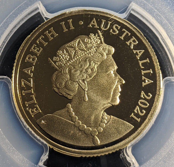 2021 Proof One Dollar $1  F- Flies Australia PCGS PR69DCAM FDC UNC #2853