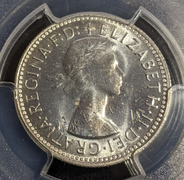 1962 m Shilling 1/- Australia PCGS MS63 Choice UNC #2872