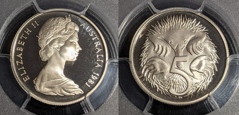 1981 Proof Five Cent 5c Australia PCGS PR68DCAM FDC UNC #2884