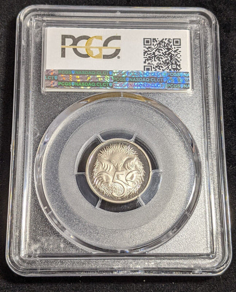 1981 Proof Five Cent 5c Australia PCGS PR68DCAM FDC UNC #2884