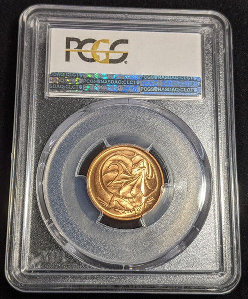 1982 Two Cent 2c Australia PCGS MS66RD GEM UNC #2886