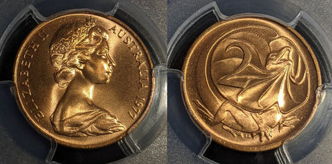1977 Two Cent 2c Australia PCGS MS66 GEM UNC #2903