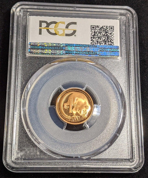 1982 Proof One Cent 1c Australia PCGS PR69DCAM FDC UNC #2901