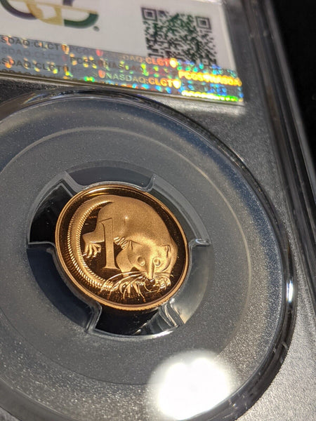 1982 Proof One Cent 1c Australia PCGS PR69DCAM FDC UNC #2901