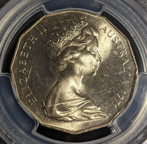 1971 Fifty Cent 50c Australia PCGS MS64 GEM UNC #2911