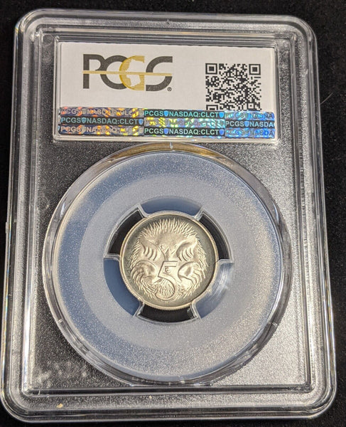 1982 Proof Five Cent 5c Australia PCGS PR68DCAM FDC UNC #2916