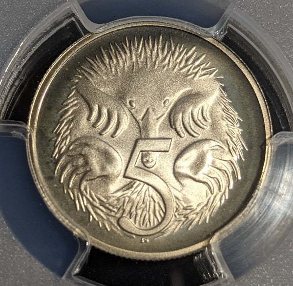1982 Proof Five Cent 5c Australia PCGS PR68DCAM FDC UNC #2916