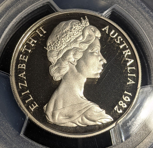 1982 Proof Twenty Cent 20c Australia PCGS PR69DCAM FDC UNC #2913