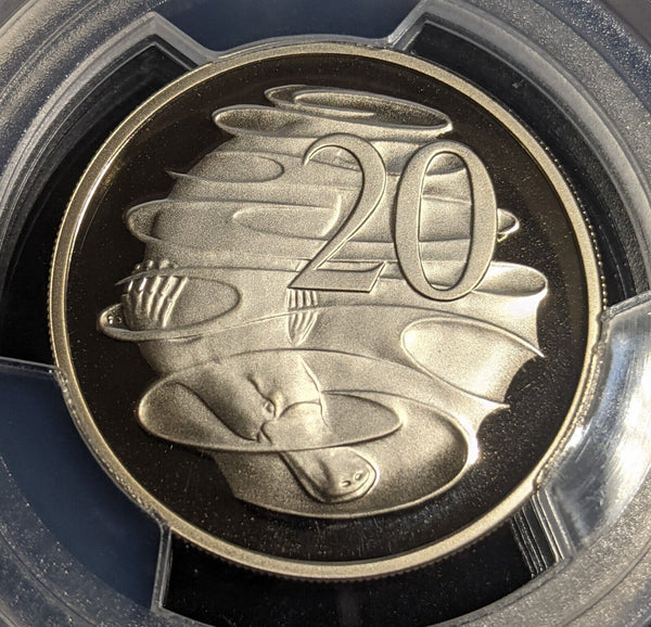 1982 Proof Twenty Cent 20c Australia PCGS PR69DCAM FDC UNC #2913