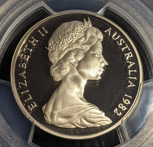 1982 Proof Twenty Cent 20c Australia PCGS PR69DCAM FDC UNC #2920