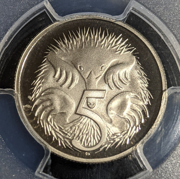 1993 Proof Five Cent 5c Australia PCGS PR70DCAM FDC UNC #2947