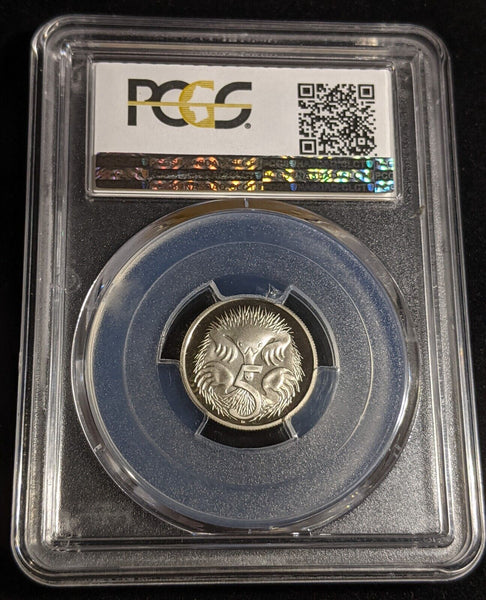 1998 Proof Five Cent 5c Australia PCGS PR70DCAM FDC UNC #2950
